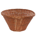 Espositore a cono in vimini rosso, Ø70x34 cm