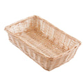 Vaschetta organizer in vimini, 33x25H9 cm (kit da 5)
