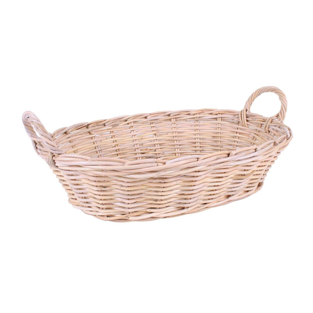 Cesto ovale giunco naturale 2m, 70x48x18+10 cm