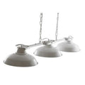 Lampadario moderno a 3 luci in ferro crema