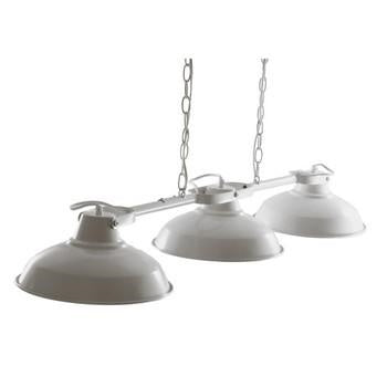 Lampadario moderno a 3 luci in ferro crema