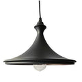 Lampadario tondo nero