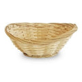 Portapane ovale in bambù, 15x12x5 cm (kit da 10)