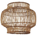 Lampadario a sospensione in rattan naturale, Ø30H26 cm