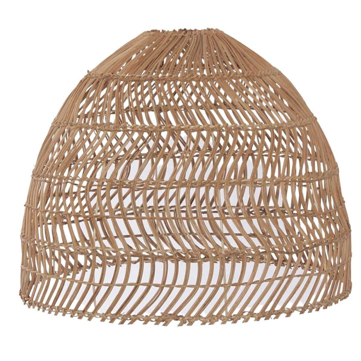 Paralume in rattan, Ø50H40 cm