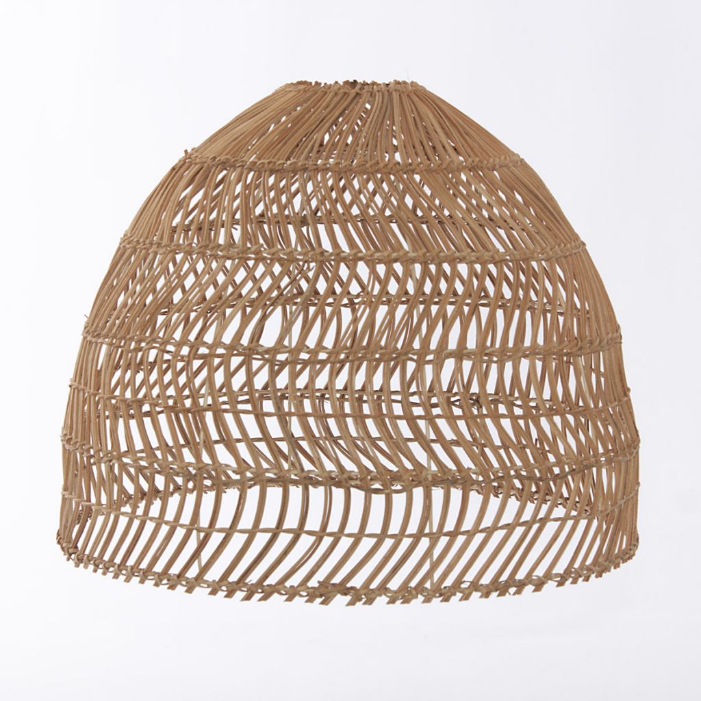 Paralume in rattan, Ø50H40 cm