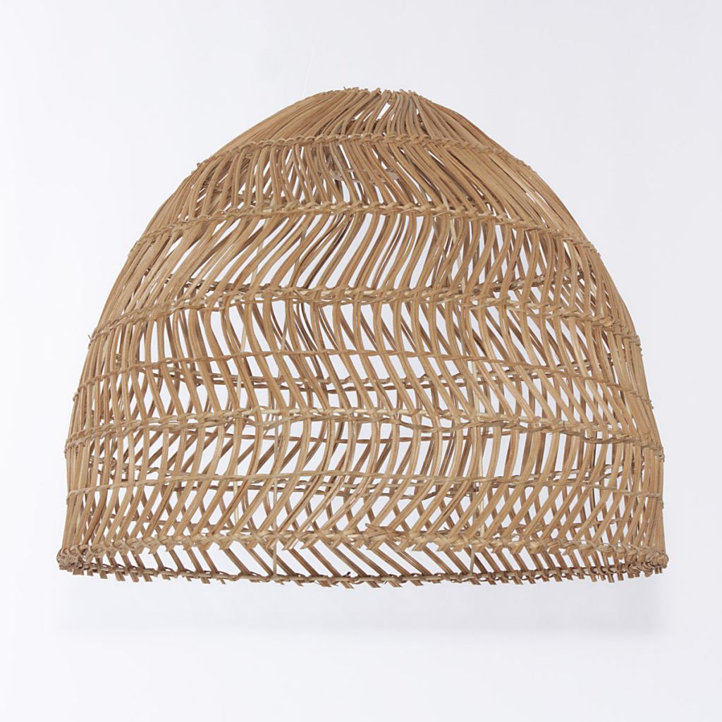 Paralume in rattan, Ø50H40 cm