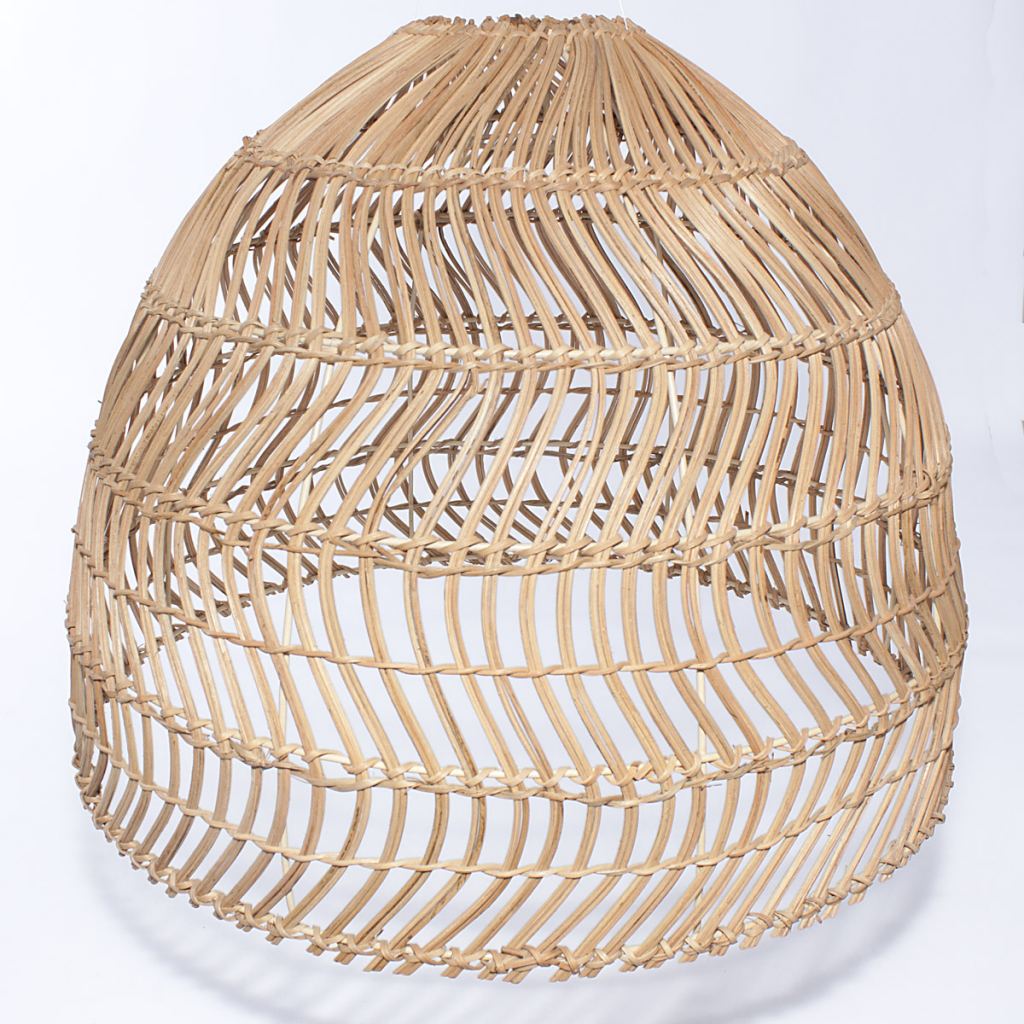 Paralume in rattan, Ø50H40 cm