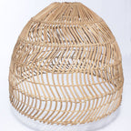 Paralume in rattan, Ø50H40 cm
