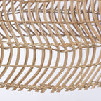 Paralume in rattan, Ø50H40 cm