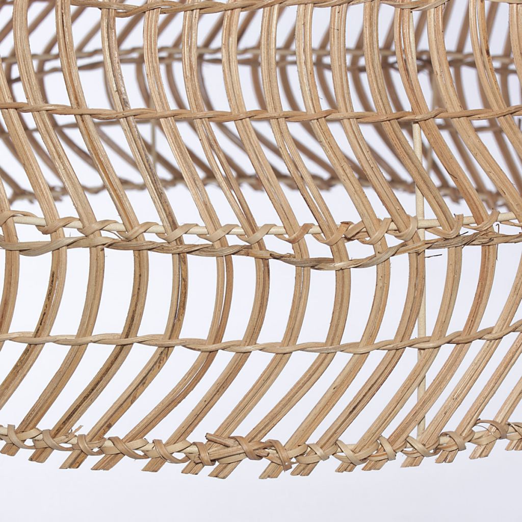 Paralume in rattan, Ø50H40 cm