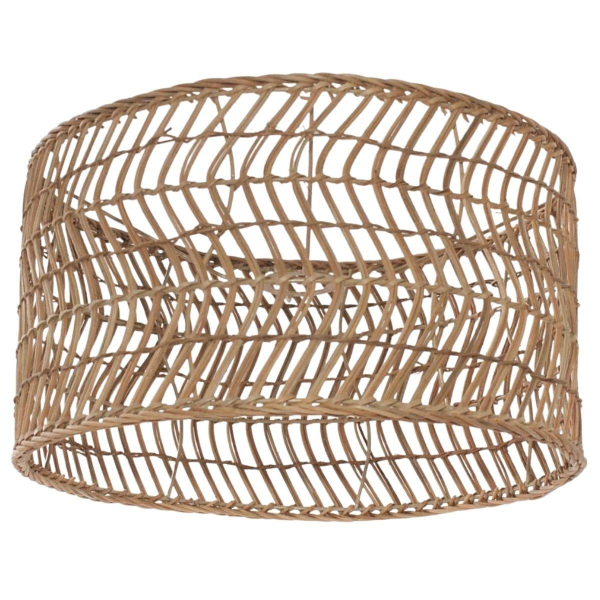 Paralume in rattan, Ø40H20 cm