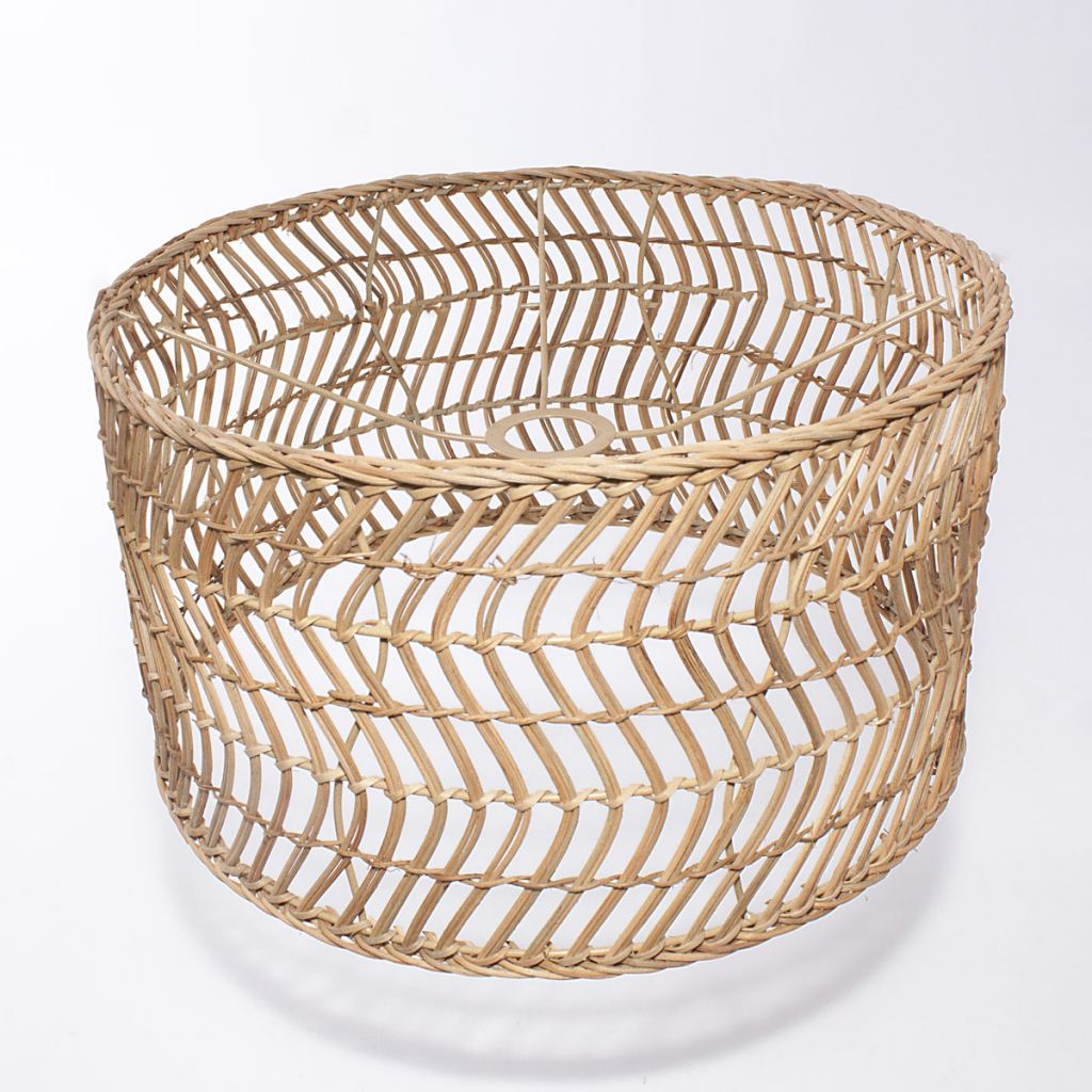 Paralume in rattan, Ø40H20 cm