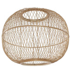 Lampadario in bambù naturale, Ø45x35 cm