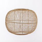 Lampadario in bambù naturale, Ø45x35 cm
