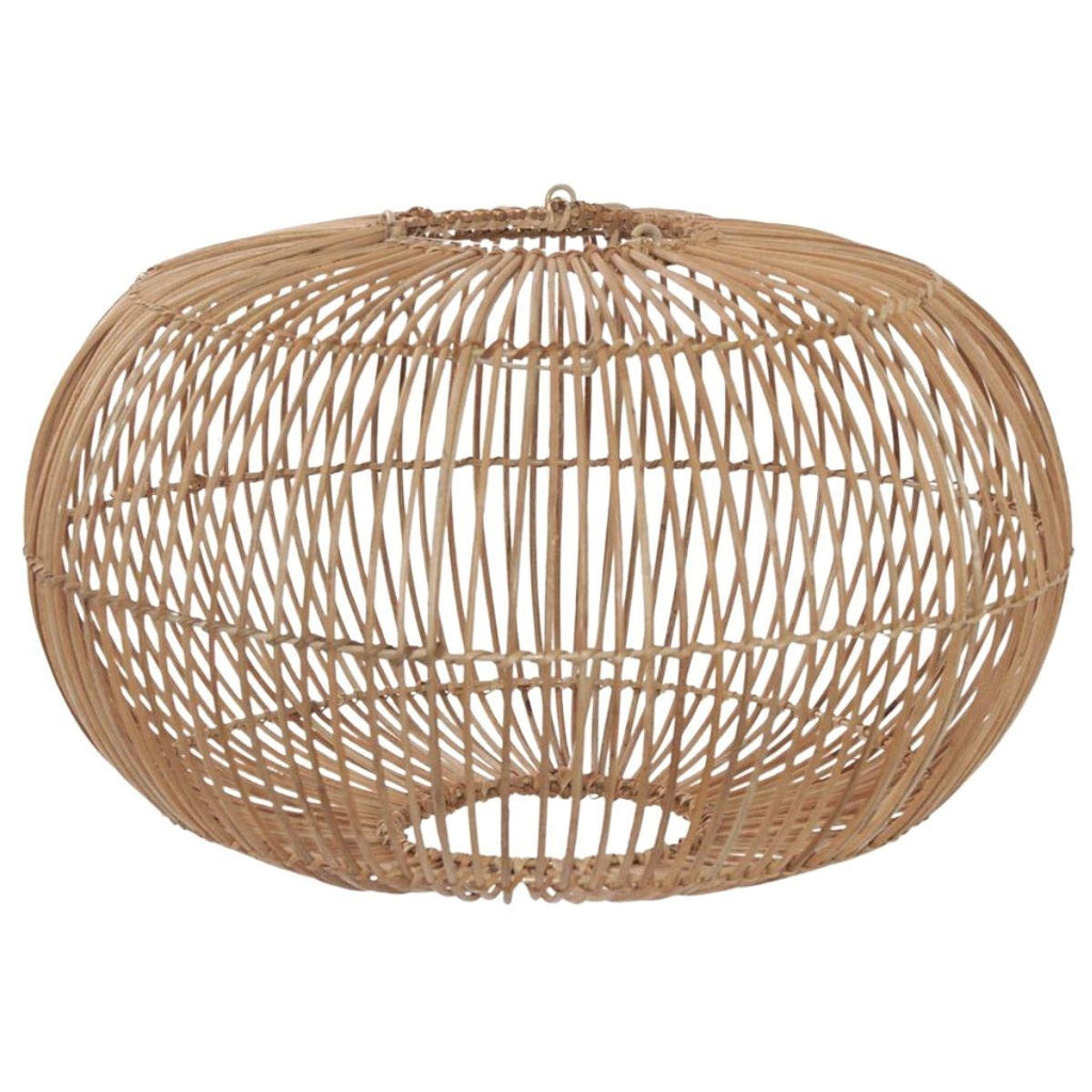 Paralume in rattan, Ø47H26 cm
