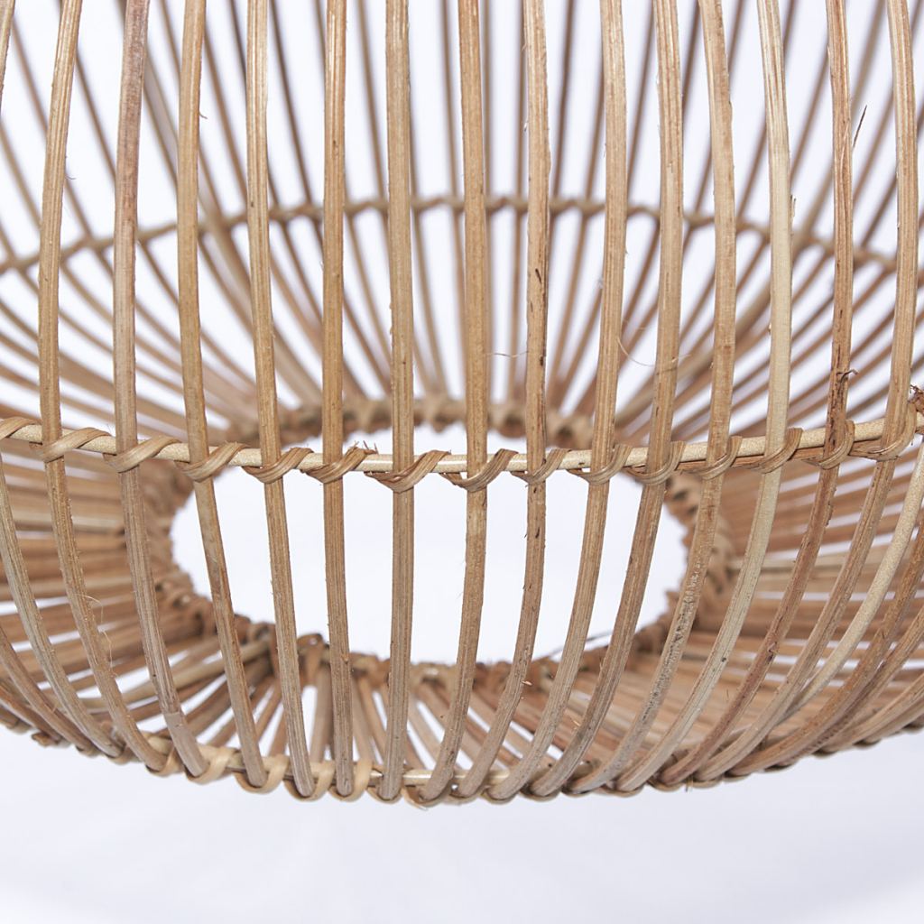 Paralume in rattan, Ø47H26 cm