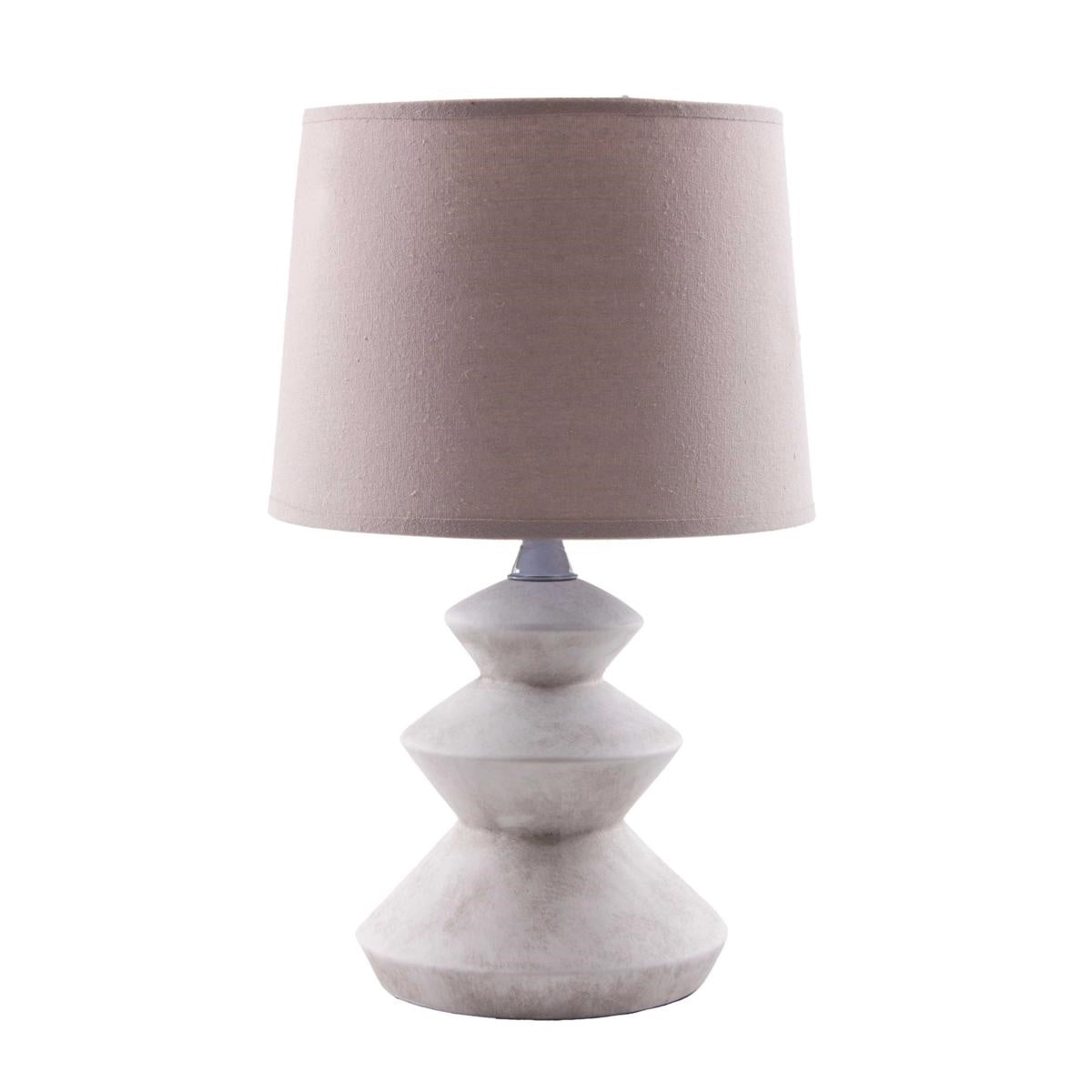 Lampada in ceramica sagomata, 30H50 cm