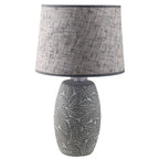 Lampada in ceramica Foglie, 30H53 cm