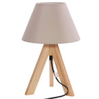 Lampada treppiede in abete, 15X15H24 cm