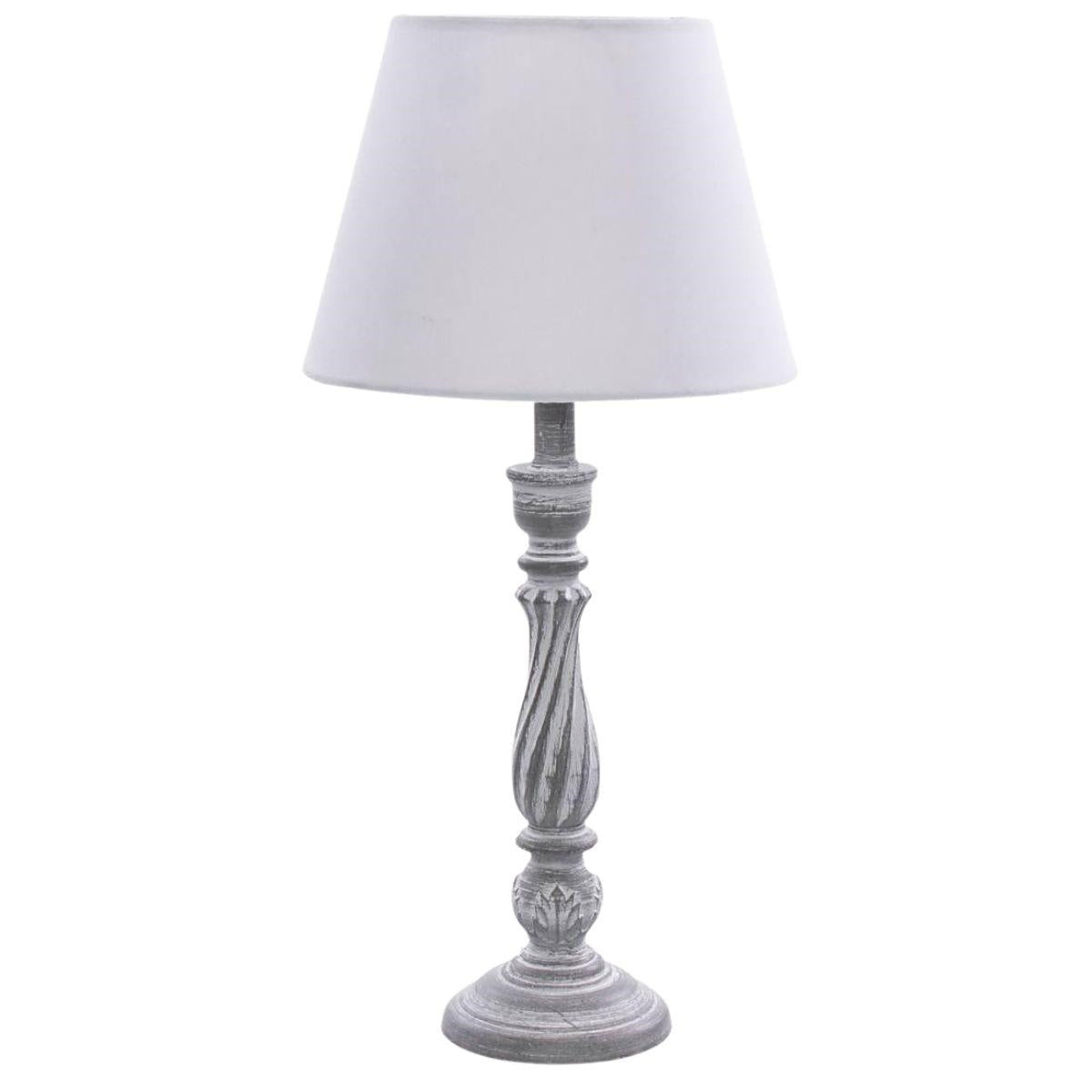 Lampada grigia, Ø25H41 cm