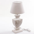 Lampada da tavolo stile shabby chic, 15x11H40 cm