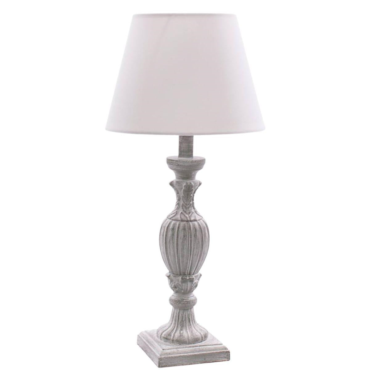 Lampada grigia, Ø12H43 cm