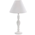 Lampada bianca in mdf, Ø27H52 cm