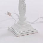 Lampada bianca in mdf, Ø20H28 cm