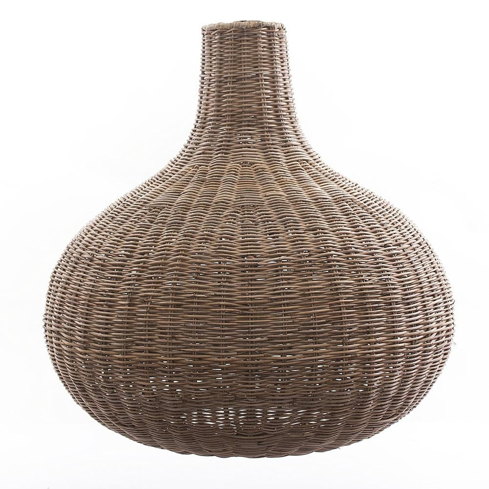 Paralume in giunco grigio, Ø63H61,5 cm