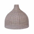 Lampadario in giunco grigio, Ø55/10H50 cm