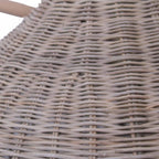 Lampadario in giunco grigio, Ø55/10H50 cm