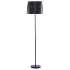 Lampada da terra in metallo nero, Ø35H145 cm