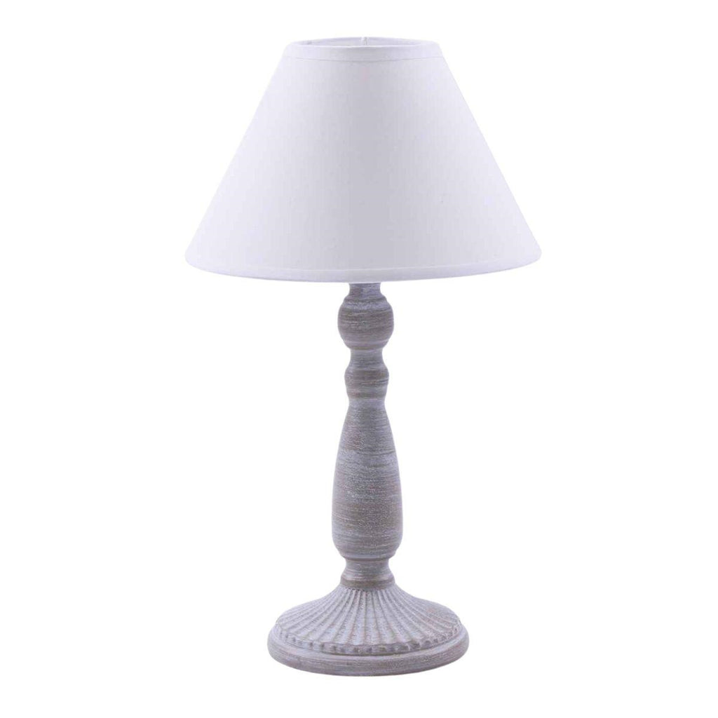 Lampada in metallo grigio, Ø20H34 cm