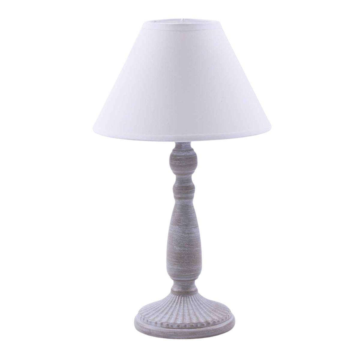Lampada in metallo grigio, Ø20H34 cm