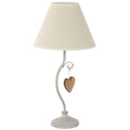 Lampada da tavolo con decoro a cuore, 20H46 cm