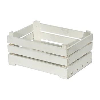 Cassettina piccola in legno bianca (kit da 10)
