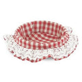 Cesto tondo collezione Caldo Vichy (kit da 3)