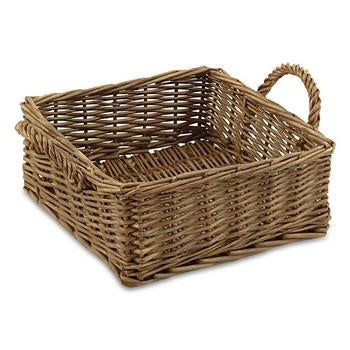 Portapane in vimini grigio (kit da 5)