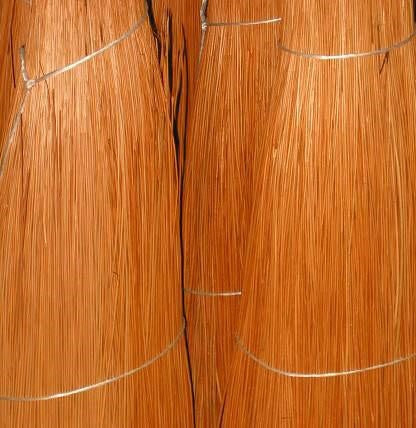 Vimini rosso di prima qualità, 200 cm