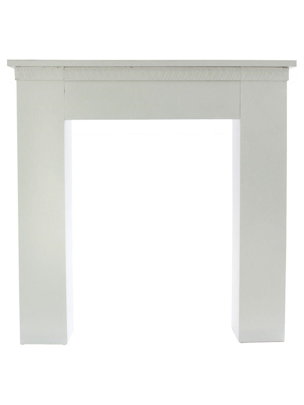 Cornice in legno per camino finto, 110X23H110 cm