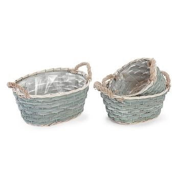 Vaschetta in bambu' verde (kit da 3)