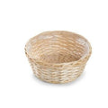 Portavaso tondo in vimini naturale (kit da 10)