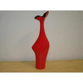 Vaso in ceramica rossa, H31 cm (kit da 10)