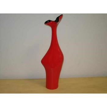 Vaso in ceramica rossa, H31 cm (kit da 10)