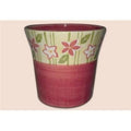 Vaso in ceramica con fascia a fiori, H16 cm (kit da 5)