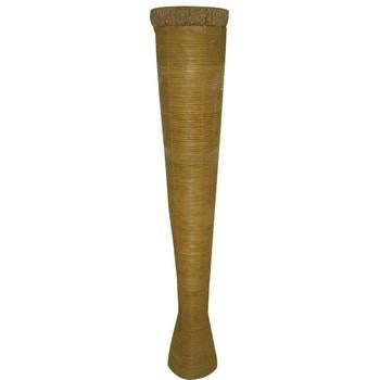 Vaso a cono in corda e bambù, misura media