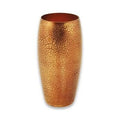 Vaso cilindrico in vetro oro effetto craquelé (kit da 3)