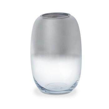 Vaso vetro sfumato Grigio, Ø16x25,5 cm