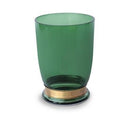 Vaso in vetro verde (kit da 3)
